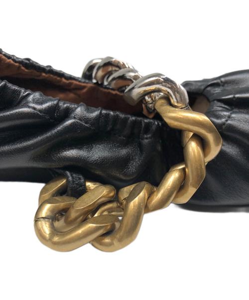 STELLA McCARTNEY（ステラマッカートニー）STELLA McCARTNEY (ステラマッカートニー) チェーンフラットシューズ ブラック サイズ:36 1/2の古着・服飾アイテム