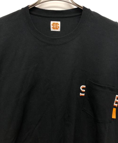 SEESEE（シーシー）SEESEE (シーシー) ロングスリーブカットソー ブラック サイズ:Lの古着・服飾アイテム