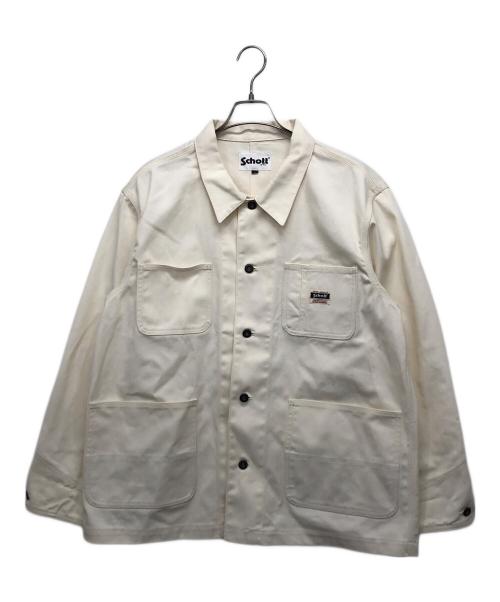 Schott（ショット）Schott (ショット) TC WORK COVERALL アイボリー サイズ:Lの古着・服飾アイテム