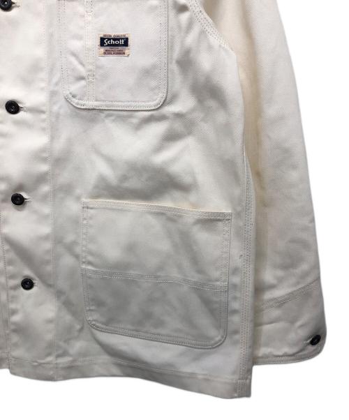 Schott（ショット）Schott (ショット) TC WORK COVERALL アイボリー サイズ:Lの古着・服飾アイテム