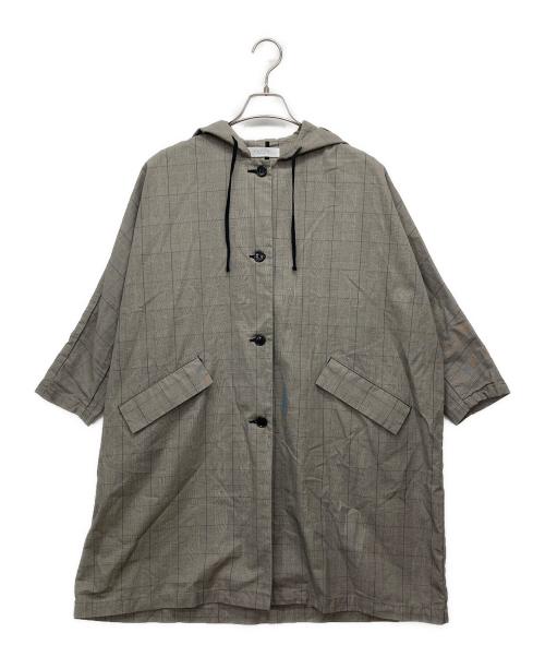 SETTO（セット）setto (セット) フーデッドコート グレー サイズ:Fの古着・服飾アイテム