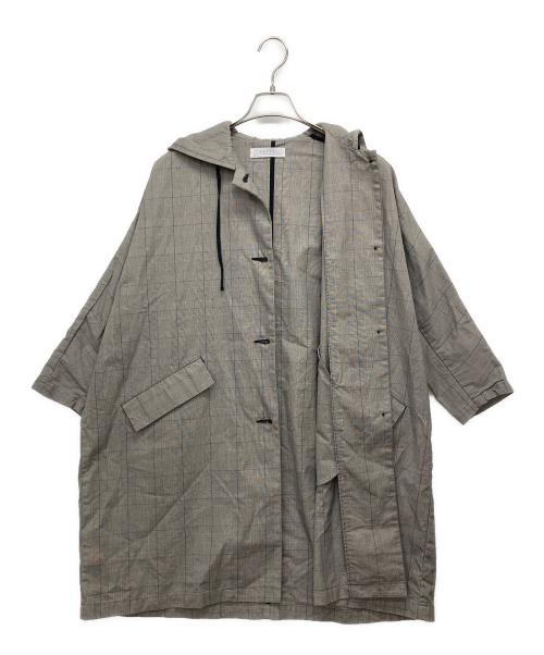 SETTO（セット）setto (セット) フーデッドコート グレー サイズ:Fの古着・服飾アイテム