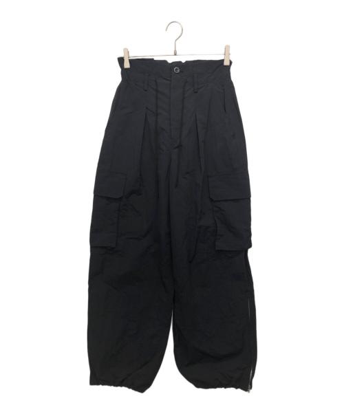ETRE TOKYO（エトレトウキョウ）ETRE TOKYO (エトレトウキョウ) ナイロンカーゴパンツ ブラック サイズ:Mの古着・服飾アイテム