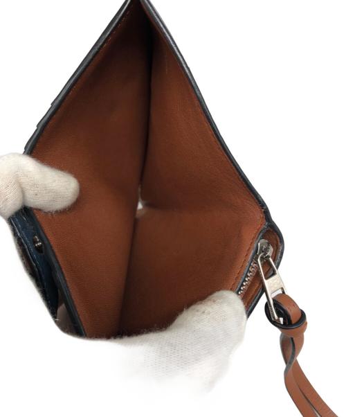 LOEWE（ロエベ）LOEWE (ロエベ) スモールバーティカルウォレット ネイビーの古着・服飾アイテム
