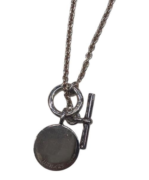 HERMES（エルメス）HERMES (エルメス) アミュレットHエクスリブリスネックレス シルバーの古着・服飾アイテム