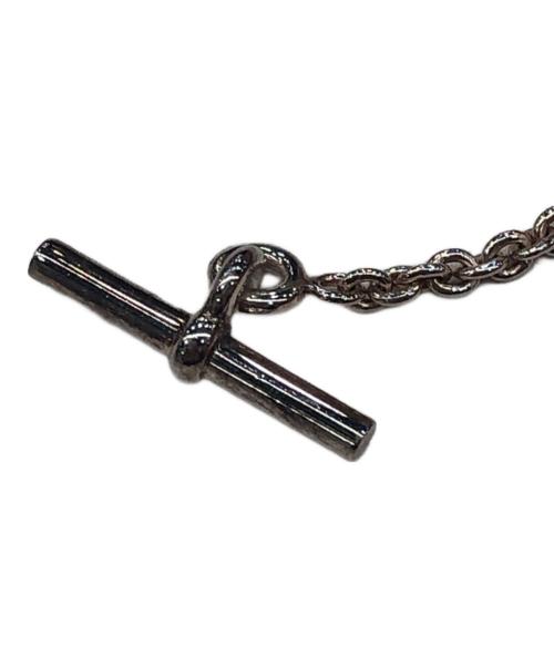 HERMES（エルメス）HERMES (エルメス) アミュレットHエクスリブリスネックレス シルバーの古着・服飾アイテム