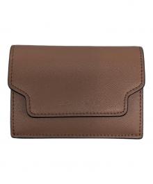 MARNI（マルニ）の古着「3つ折り財布」｜ピンク