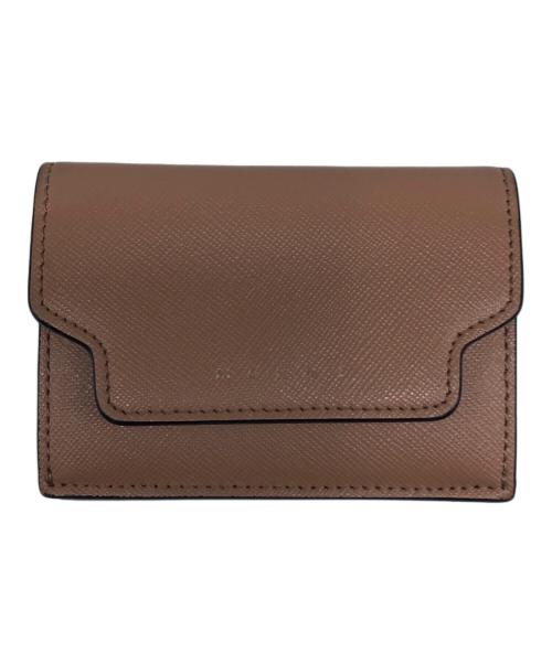 MARNI（マルニ）MARNI (マルニ) 3つ折り財布 ピンクの古着・服飾アイテム