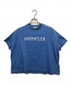 MONCLERモンクレール）の古着「ロゴプリントTシャツ」｜ブルー