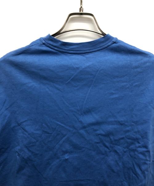 MONCLER（モンクレール）MONCLER (モンクレール) ロゴプリントTシャツ ブルー サイズ:XSの古着・服飾アイテム