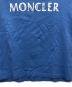 中古・古着 MONCLER (モンクレール) ロゴプリントTシャツ ブルー サイズ:XS：9000円