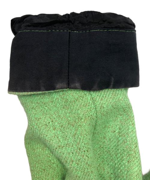 JIL SANDER（ジルサンダー）JIL SANDER (ジルサンダー) リネン混テーラードジャケット 黄緑 サイズ:36の古着・服飾アイテム