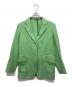 JIL SANDER（ジルサンダー）の古着「リネン混テーラードジャケット」｜黄緑