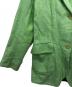 中古・古着 JIL SANDER (ジルサンダー) リネン混テーラードジャケット 黄緑 サイズ:36：14000円