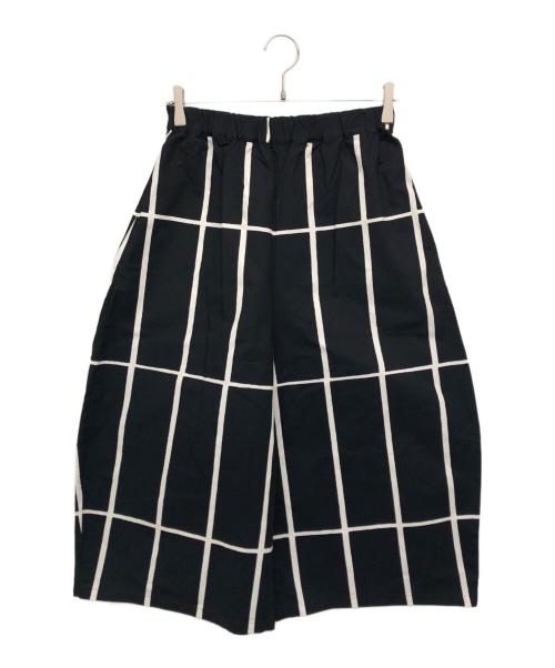 JUNYA WATANABE COMME des GARCONS（(ジュンヤワタナベ コムデギャルソン）JUNYA WATANABE COMME des GARCONS ((ジュンヤワタナベ コムデギャルソン) marimekko (マリメッコ) ワイドパンツ ブラック サイズ:Sの古着・服飾アイテム