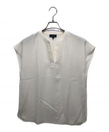 theory（セオリー）の古着「スキッパーブラウス」｜ベージュ