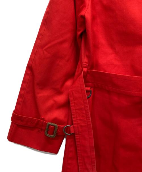 Burberry's（バーバリー）Burberry's (バーバリーズ) 裏地ノバチェックトレンチコート レッド サイズ:Mの古着・服飾アイテム