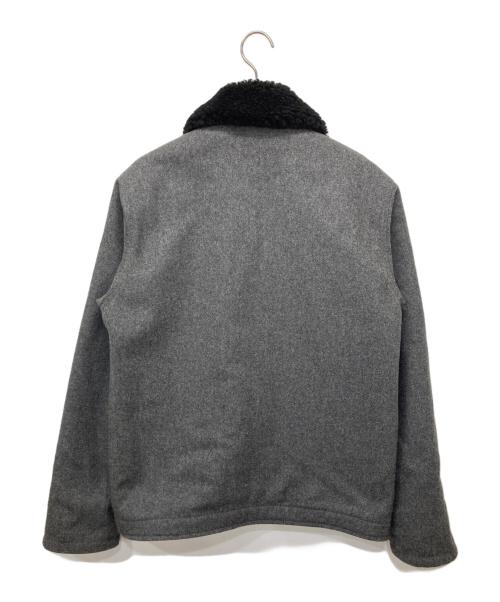 AVIREX（アヴィレックス）AVIREX (アヴィレックス) MELTON N-1 メルトン デッキジャケット グレー サイズ:XLの古着・服飾アイテム
