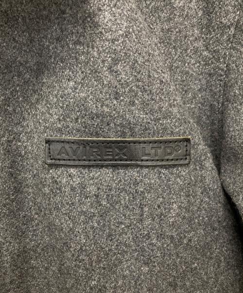 AVIREX（アヴィレックス）AVIREX (アヴィレックス) MELTON N-1 メルトン デッキジャケット グレー サイズ:XLの古着・服飾アイテム