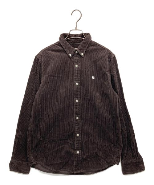 CarHartt（カーハート）CarHartt (カーハート) コーデュロイシャツ ブラウン サイズ:Sの古着・服飾アイテム