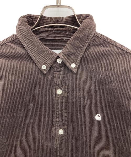 CarHartt（カーハート）CarHartt (カーハート) コーデュロイシャツ ブラウン サイズ:Sの古着・服飾アイテム