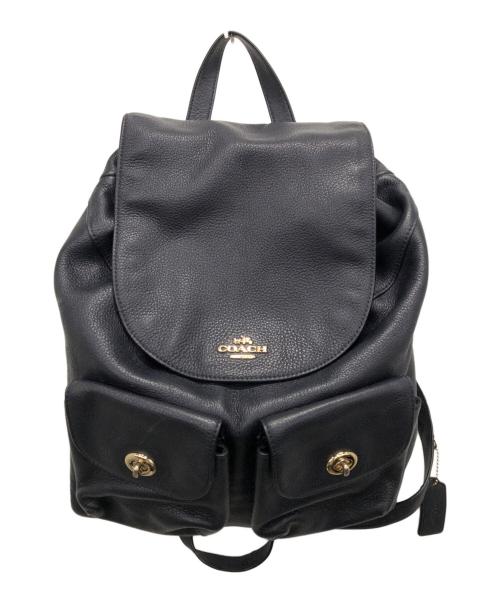 COACH（コーチ）COACH (コーチ) リュック ネイビーの古着・服飾アイテム