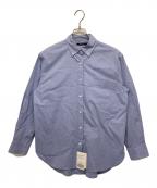 FRAMeWORKフレームワーク）の古着「ボタンダウンシャツ」｜ブルー