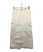 AP STUDIO×ARMY TWILLエーピーストゥディオ×アーミーツイル）の古着「カーゴスカート」｜アイボリー