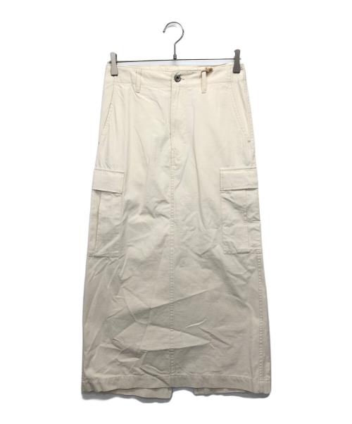 AP STUDIO（エーピーストゥディオ）AP STUDIO (エーピーストゥディオ) ARMY TWILL (アーミーツイル) カーゴスカート アイボリー サイズ:36 未使用品の古着・服飾アイテム