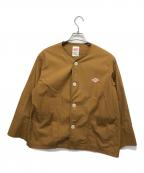 DANTONダントン）の古着「ＨＩＧＨ　ＣＯＵＮＴ ＤＵＣＫ ＪＡＣＫＥＴ」｜ブラウン