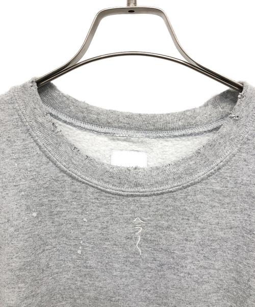 SASQUATCHfabrix.（サスクワッチファブリックス）SASQUATCHfabrix. (サスクワッチファブリックス) ダメージ加工スウェット グレー サイズ:Lの古着・服飾アイテム