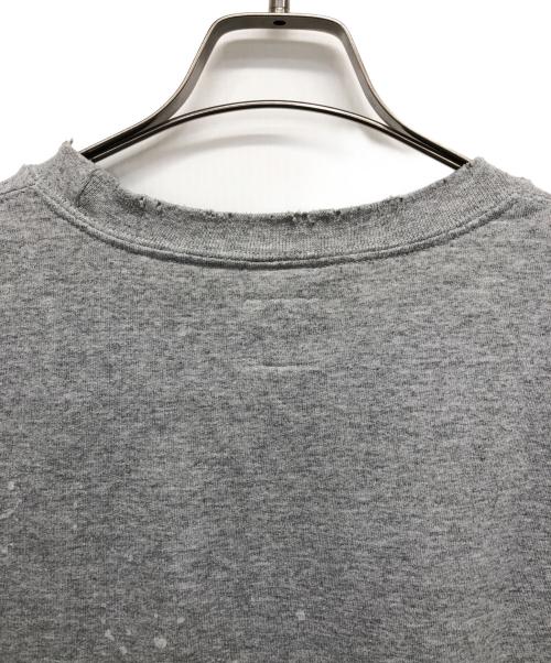 SASQUATCHfabrix.（サスクワッチファブリックス）SASQUATCHfabrix. (サスクワッチファブリックス) ダメージ加工スウェット グレー サイズ:Lの古着・服飾アイテム