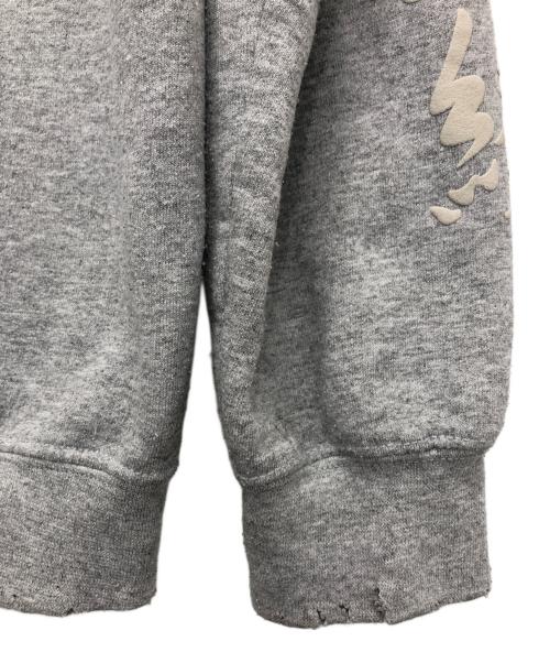 SASQUATCHfabrix.（サスクワッチファブリックス）SASQUATCHfabrix. (サスクワッチファブリックス) ダメージ加工スウェット グレー サイズ:Lの古着・服飾アイテム