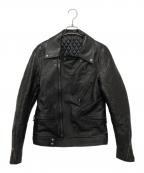 CHRISTIAN DADAクリスチャンダダ）の古着「ダブルライダースジャケット」｜ブラック