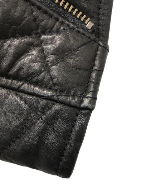 CHRISTIAN DADA（クリスチャンダダ）CHRISTIAN DADA (クリスチャンダダ) ダブルライダースジャケット ブラック サイズ:Mの古着・服飾アイテム