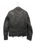 CHRISTIAN DADA (クリスチャンダダ) ダブルライダースジャケット ブラック サイズ:M：16000円