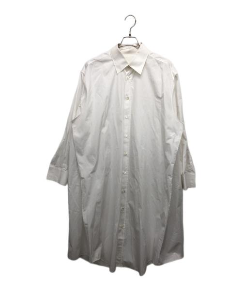 Maison Margiela（メゾンマルジェラ）Maison Margiela (メゾンマルジェラ) シャツワンピース ホワイト サイズ:36の古着・服飾アイテム
