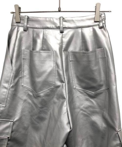MAISON SPECIAL（メゾンスペシャル）MAISON SPECIAL (メゾンスペシャル) Leather Cargo Pants シルバー サイズ:36の古着・服飾アイテム