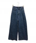 MAISON SPECIALメゾンスペシャル）の古着「Dot Jacquard Denim」｜インディゴ