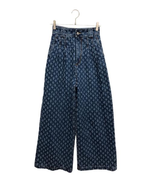 MAISON SPECIAL（メゾンスペシャル）MAISON SPECIAL (メゾンスペシャル) Dot Jacquard Denim インディゴ サイズ:36の古着・服飾アイテム