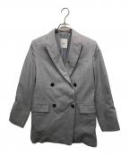 ebureエブール）の古着「ダブルテーラードジャケット」｜グレー
