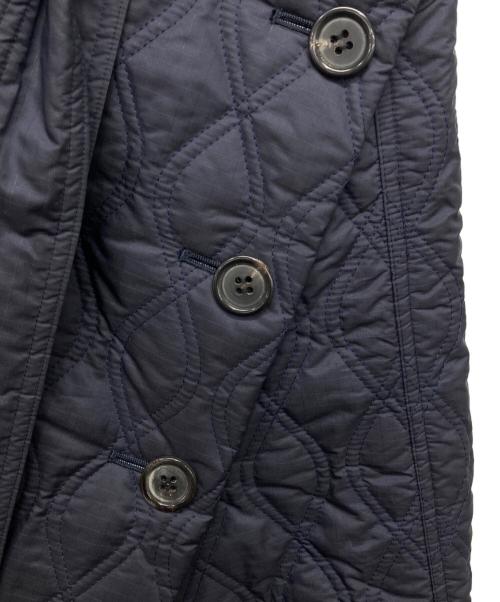 nagonstans（ナゴンスタンス）nagonstans (ナゴンスタンス) キルティング ベルテッドスカート  ネイビー サイズ:36の古着・服飾アイテム