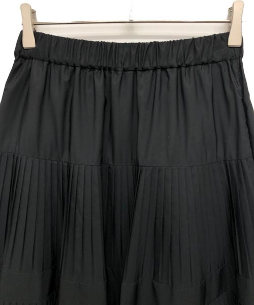 BEARDSLEY（ビアズリー）BEARDSLEY (ビアズリー) プリーツティアードスカート ブラック サイズ:Fの古着・服飾アイテム