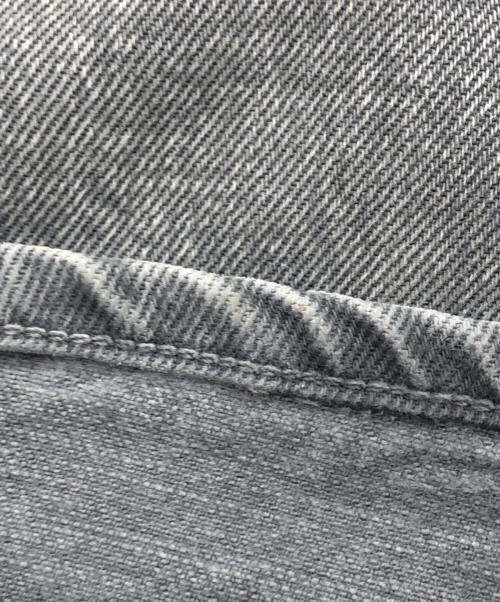 upper hights（アッパーハイツ）upper hights (アッパーハイツ) THE STELLA フィットミドルライズガールフレンドデニム グレー サイズ:24の古着・服飾アイテム