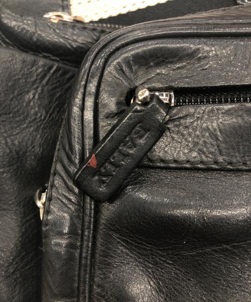 BALLY（バリー）BALLY (バリー) レザーボディーバッグ ブラックの古着・服飾アイテム