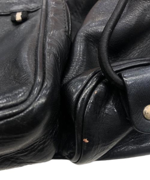 BALLY（バリー）BALLY (バリー) レザーボディーバッグ ブラックの古着・服飾アイテム