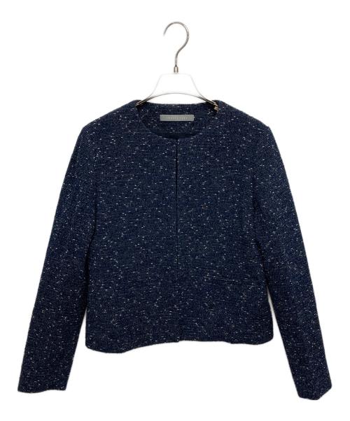 theory luxe（セオリーリュクス）theory luxe (セオリーリュクス) INLAY TWEED /ツイードジャケット ネイビー サイズ:038の古着・服飾アイテム