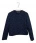 theory luxe（セオリーリュクス）の古着「INLAY TWEED /ツイードジャケット」｜ネイビー
