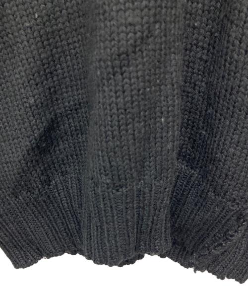 DRIES VAN NOTEN（ドリスヴァンノッテン）DRIES VAN NOTEN (ドリスヴァンノッテン) ノルディックセーター ブラック サイズ:Mの古着・服飾アイテム