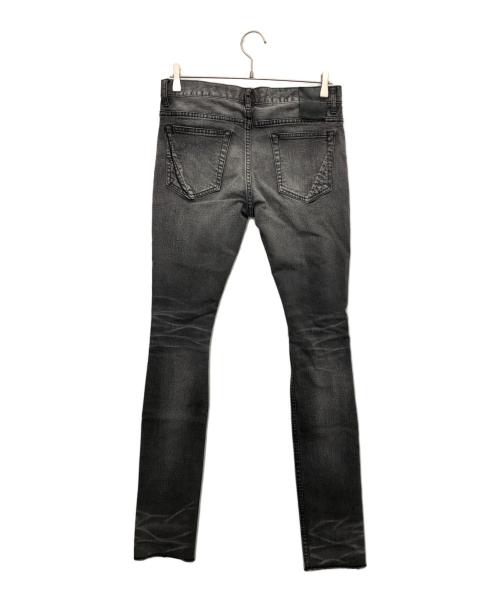 TOSHIKI AOKI（トシキアオキ）TOSHIKI AOKI (トシキアオキ) FAGASSENT (ファガッセン) ダメージデニムパンツ ブラック サイズ:表記無しの古着・服飾アイテム